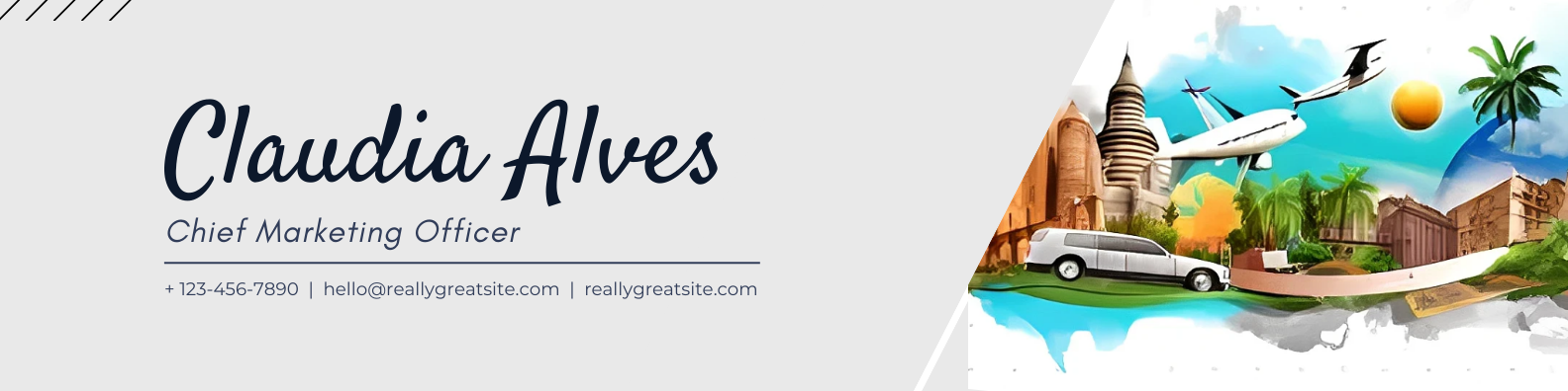 gray white minimalist personal profile linkedin banner
