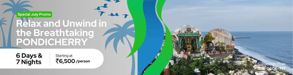 blue and green modern tour and travel promo billboard web ad